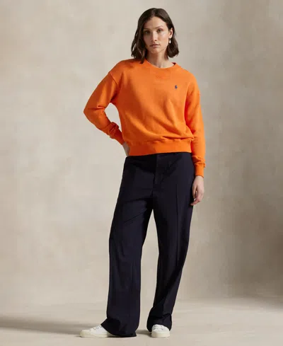 Polo Ralph Lauren Women's Lightweight Fleece Crewneck Sweatshirt