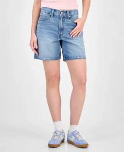 Levi's Levis Womens 90s Trucker Jacket Square Neck T Shirt Mid Rise 94 Baggy Denim Shorts