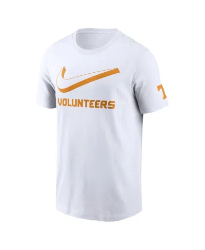 Nike White Tennessee Volunteers Primetime 2-hit Swoosh T-shirt In White