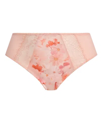 Elomi Plus Size Lucie High Leg Brief Underwear In Pink