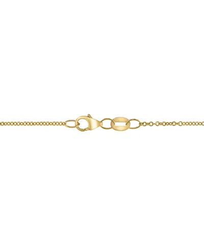 Effy Collection Effy Sapphire (2-1/3 Ct. T.w.) & Diamond (1/6 Ct. T.w.) 18" Pendant Necklace In 14k Yellow Gold