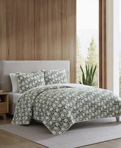 Eddie Bauer Garden Bloom Cotton Reversible 3-pc. Quilt Set, King