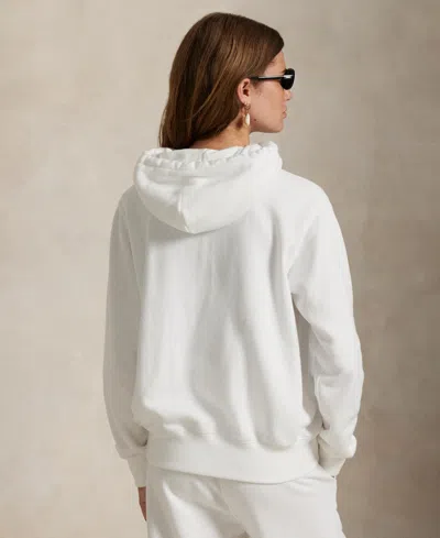 Polo Ralph Lauren Women's Big Pony Lightweight Fleece Zip Hoodie Sweatshirt