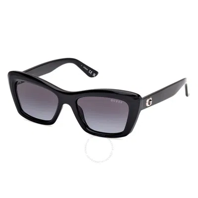 Guess Smoke Gradient Cat Eye Ladies Sunglasses Gu00195 01b 52 In Black