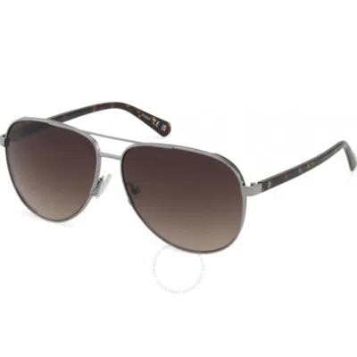 Guess Brown Gradient Pilot Men's Sunglasses Gu00140 08f 61