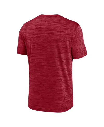 Nike Men's Cardinal Arizona Cardinals Velocity Performance T-shirt In Burgundy