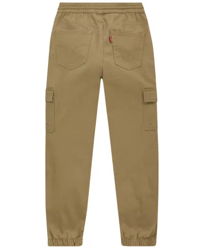 Levi's Big Boys Relaxed Fit Drawstring Cargo Jogger Pants In Brown