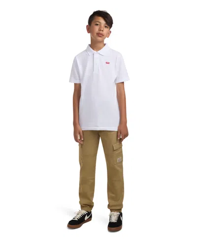 Levi's Big Boys Relaxed Fit Drawstring Cargo Jogger Pants In Brown