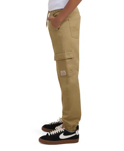 Levi's Big Boys Relaxed Fit Drawstring Cargo Jogger Pants In Brown