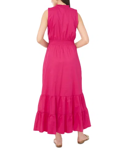 Vince Camuto Women's Cotton Tiered Maxi Dress