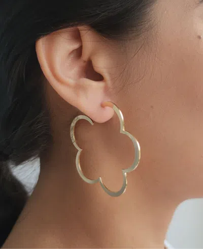Adornia Clover Hoop Earrings