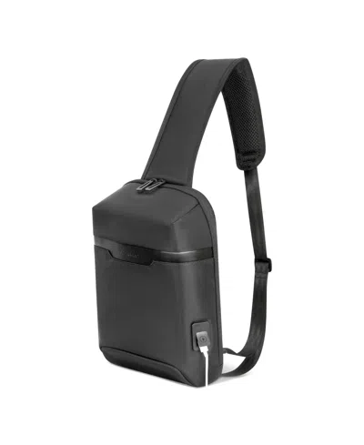 Champs Onyx Collection Leather Sling Bag