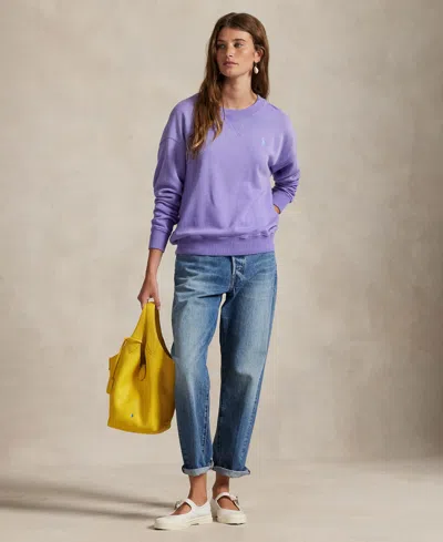 Polo Ralph Lauren Women's Lightweight Fleece Crewneck Sweatshirt