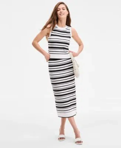 On 34th Womens Striped Sweater Tank Top Striped Sweater Maxi Skirt Exclusively At Macys