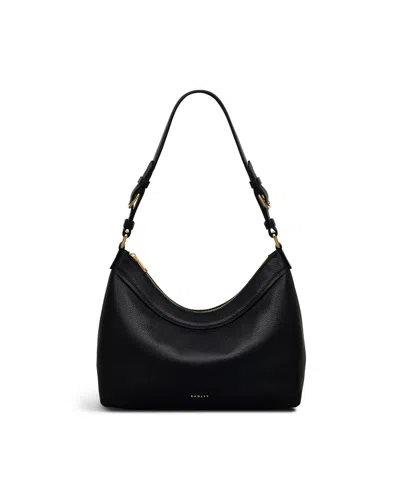 Radley London Albany Mews Small Zip Top Shoulder Bag In Black