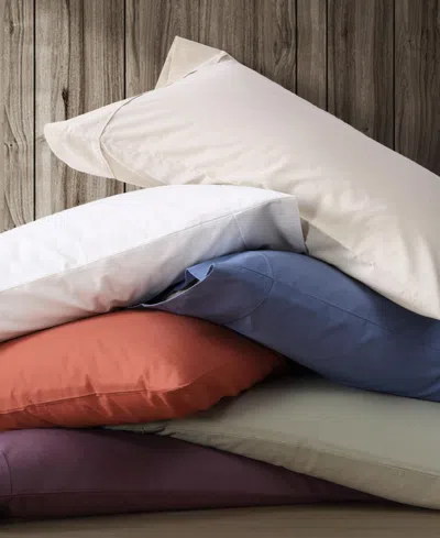 Eddie Bauer Solid Brushed 180-thread Count Cotton Percale 4-pc. Sheet Set, Queen