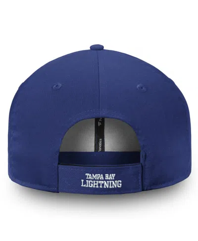 Fanatics Men's Blue Tampa Bay Lightning Core Adjustable Hat
