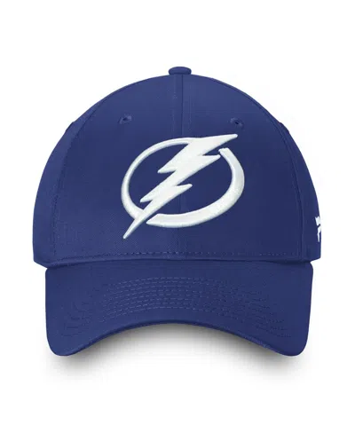 Fanatics Men's Blue Tampa Bay Lightning Core Adjustable Hat