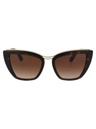 Dolce & Gabbana Sunglasses In Brown