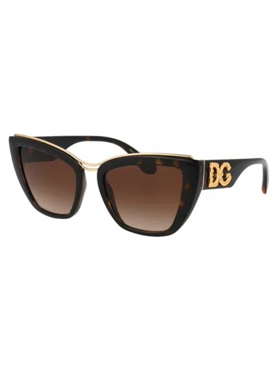 Dolce & Gabbana Sunglasses In Brown