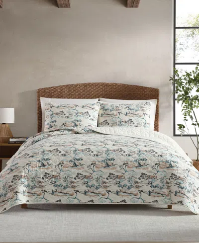 Eddie Bauer Alani Island Conversation Cotton Reversible 3-pc. Quilt Set, King
