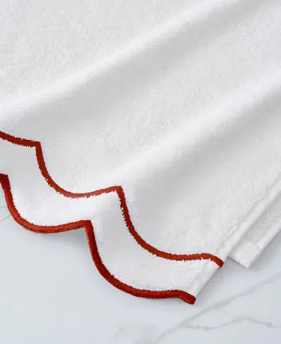 Peri Home Scallop Cotton Hand Towel, 27" X 16"