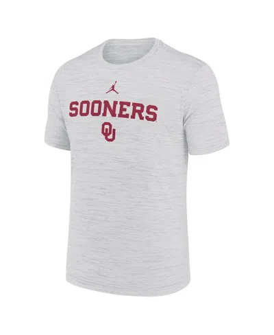 Jordan Men's Oklahoma Sideline Velocity  Brand Dri-fit College T-shirt In Gray