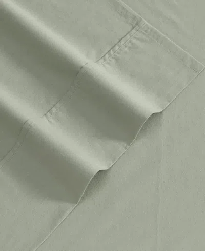 Eddie Bauer Solid Brushed 180-thread Count Cotton Percale 3-pc. Sheet Set, Twin