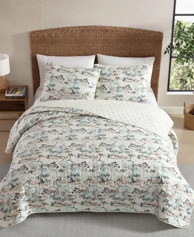 Eddie Bauer Alani Island Conversation Cotton Reversible 2-pc. Quilt Set, Twin