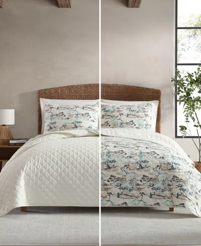 Eddie Bauer Alani Island Conversation Cotton Reversible 2-pc. Quilt Set, Twin