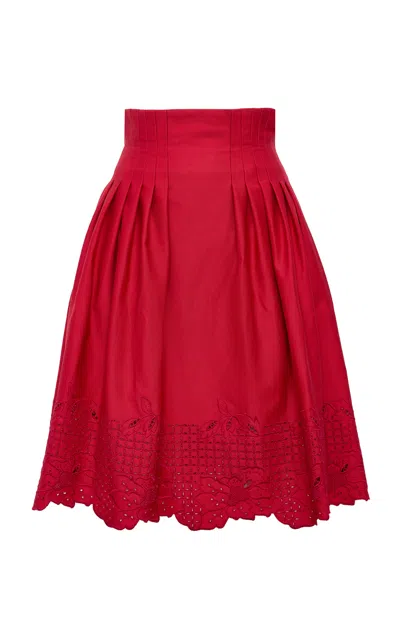 Loretta Caponi Cecina Cotton Skirt