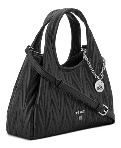 Nine West Jaslee Top Handle Crossbody Bag In Black