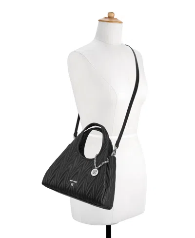 Nine West Jaslee Top Handle Crossbody Bag In Black