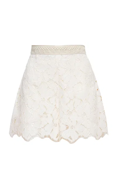 Loretta Caponi Federica Lace Macrame Short