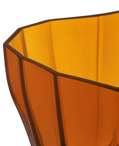 Orrefors Reed Low Vase