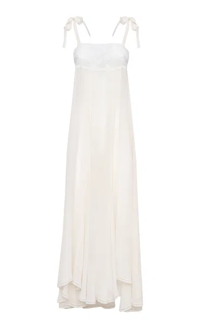 Loretta Caponi Malvina Silk Mini Dress