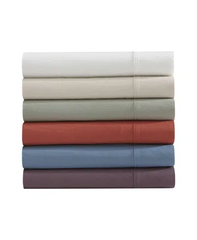 Eddie Bauer Solid Brushed 180-thread Count Cotton Percale 4-pc. Sheet Set, King