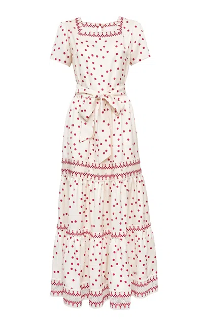 Loretta Caponi Lisandra Cherry Printed Dress