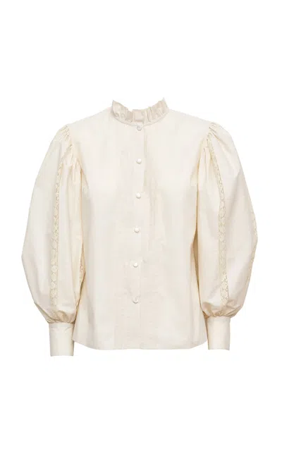 Loretta Caponi Anastasia Cotton Top