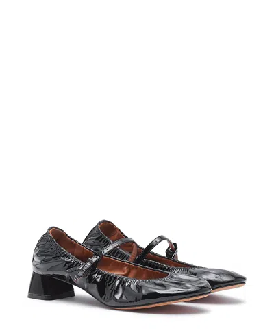 Lanvin Women's Heeled In Glossy Leather Mary Jane Pump