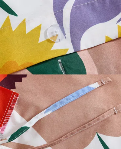 Marimekko Ojakellukka Cotton Percale Duvet Cover Set In Multi