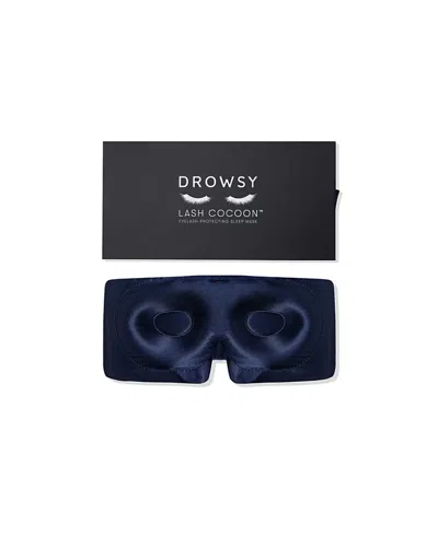 Drowsy 22 Momme Silk Eyelash Protecting Sleep Mask In Multi