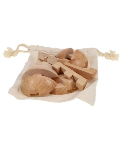 We Games Solid Wood 3d Sphere Puzzle