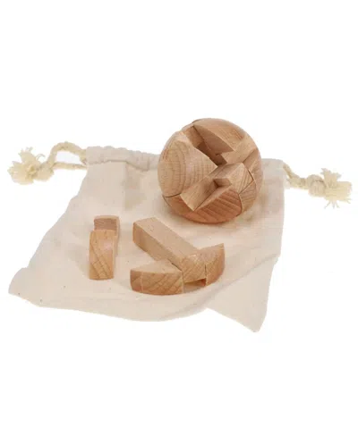We Games Solid Wood 3d Sphere Puzzle