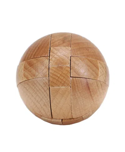 We Games Solid Wood 3d Sphere Puzzle