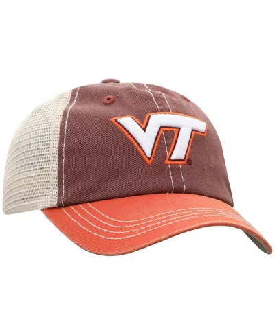 Top Of The World Big Boys And Girls Maroon Virginia Tech Hokies Offroad Adjustable Hat In Brown