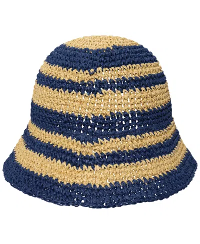Ralph Lauren Stripe Crochet Bucket Hat