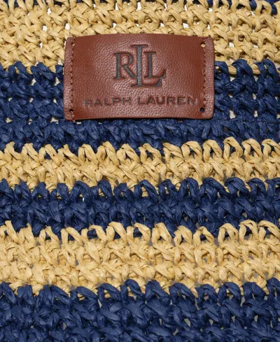 Ralph Lauren Stripe Crochet Bucket Hat