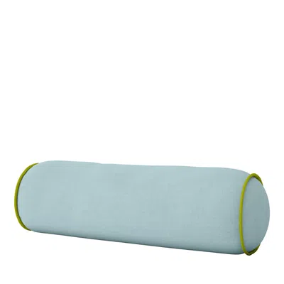 Laura Park Two Toned Round Bolster Pillow, Queen 36