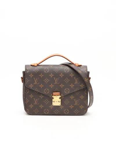 Pre-owned Louis Vuitton Monogram Pochette Metis Bag